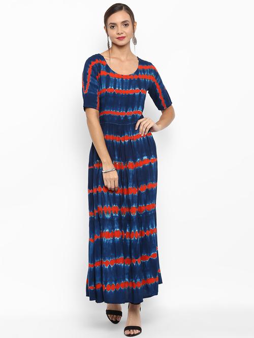 flared printed kurta - 16007475 - Standard Image - 1