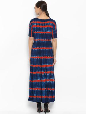 flared printed kurta - 16007475 - Standard Image - 3