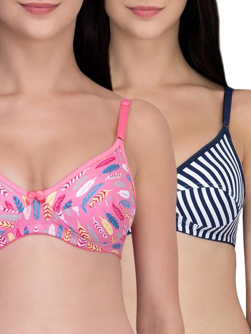 set of 2 bow patch bra - 16007484 - Standard Image - 1