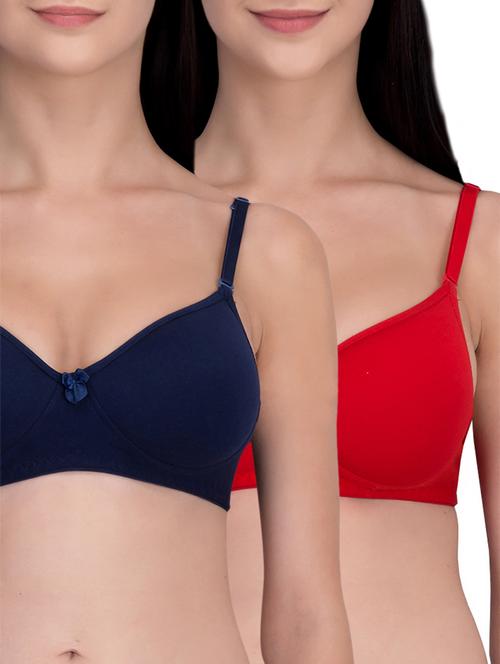 set of 2 bow patch bras - 16007541 - Standard Image - 1