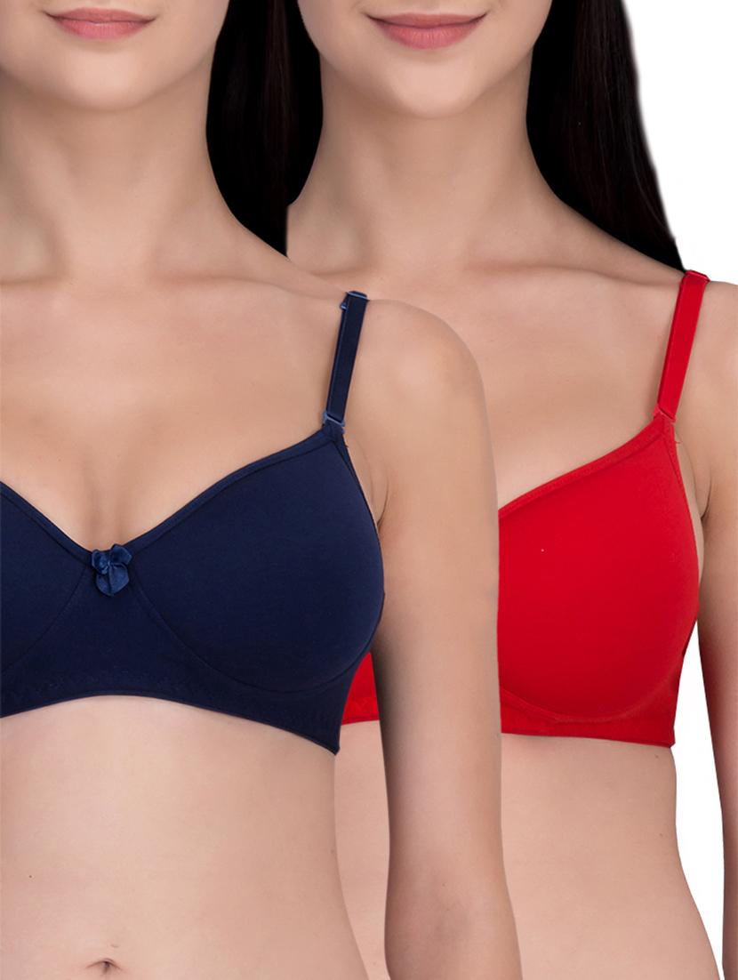 set of 2 bow patch bras - 16007541 - Zoom Image - 1