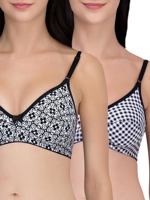 set of 2 bow patch bras - 16007547 - Standard Image - 1
