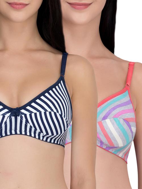 set of 2 bow patch bras - 16007548 - Standard Image - 1