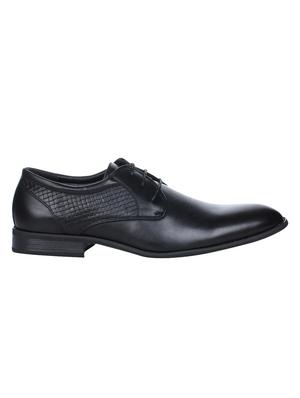 black leather lace-up derbys - 16007899 - Standard Image - 2