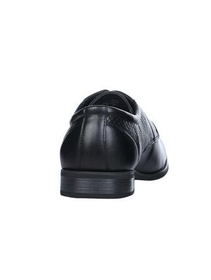 black leather lace-up derbys - 16007899 - Standard Image - 3