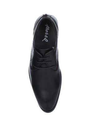 black leather lace-up derbys - 16007899 - Standard Image - 4