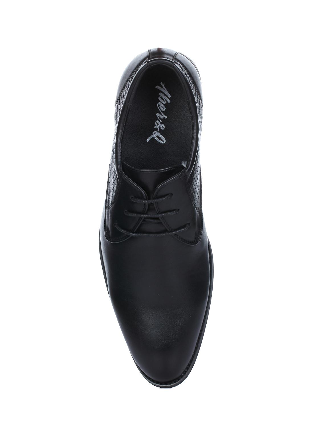 black leather lace-up derbys - 16007899 - Zoom Image - 4