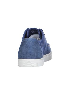 navy canvas lace up sneakers - 16007904 - Standard Image - 3