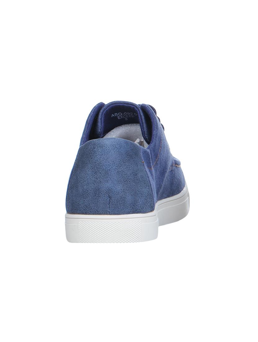 navy canvas lace up sneakers - 16007904 - Zoom Image - 3