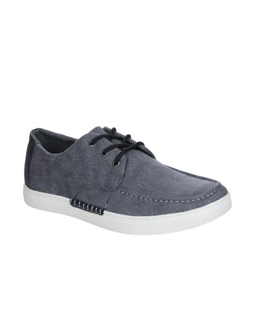 grey Canvas lace up sneakers - 16007905 - Standard Image - 1