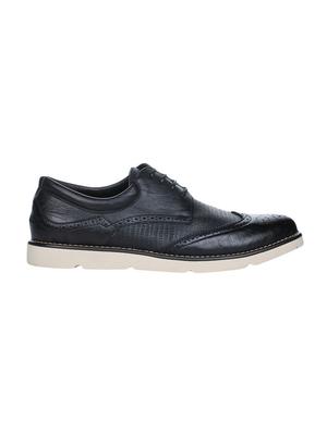 black leather lace up sneakers - 16007914 - Standard Image - 2