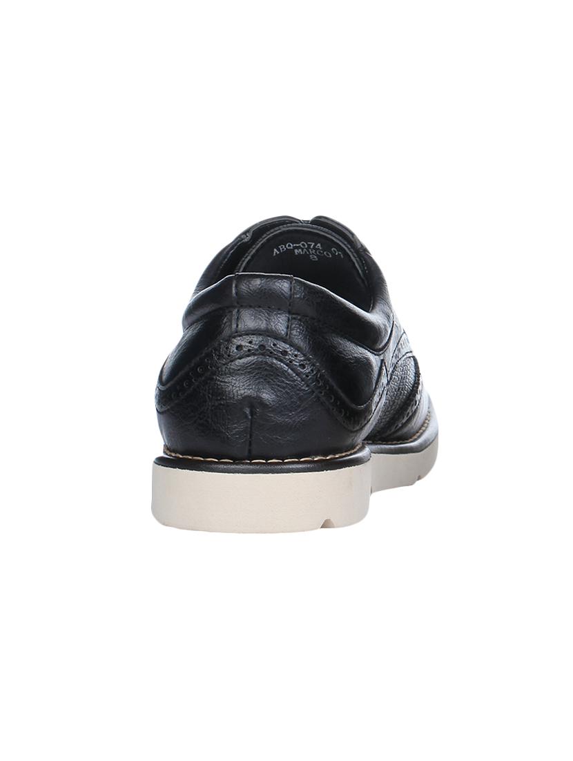black leather lace up sneakers - 16007914 - Zoom Image - 3
