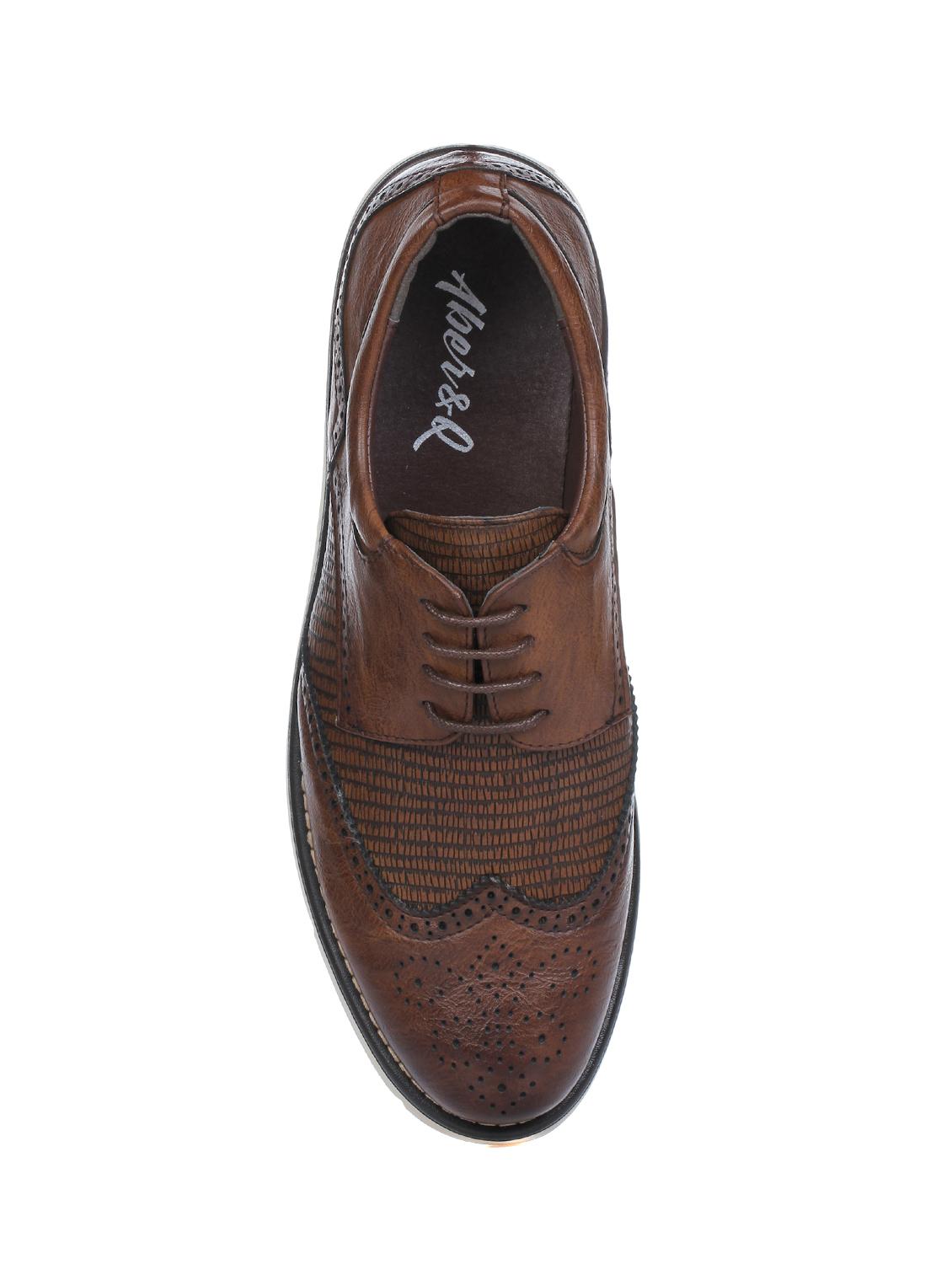 tan leather lace up sneakers - 16007915 - Zoom Image - 4