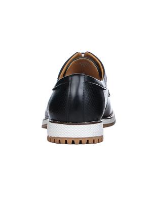 black leather lace up shoes - 16007916 - Standard Image - 3