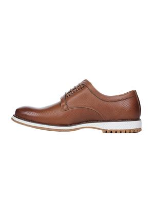brown leather lace-up derbys - 16007917 - Standard Image - 2