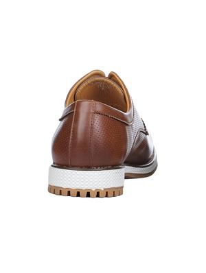 brown leather lace-up derbys - 16007917 - Standard Image - 3