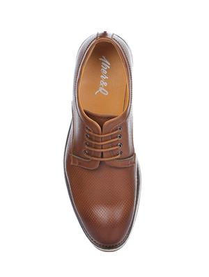 brown leather lace-up derbys - 16007917 - Standard Image - 4