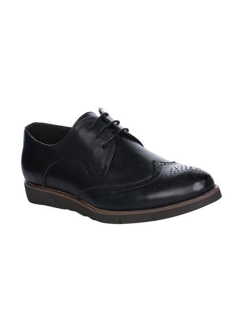 black leather lace-up derbys - 16007918 - Very Small Image - 1