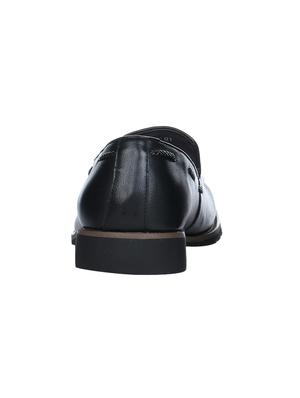 black leather tassel slip ons - 16007937 - Standard Image - 3