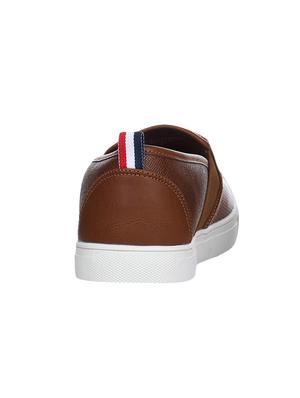 tan leather casual slip ons - 16007943 - Standard Image - 3