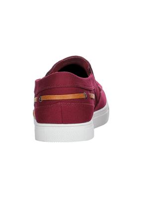 maroon canvas casual slip ons - 16007945 - Standard Image - 3