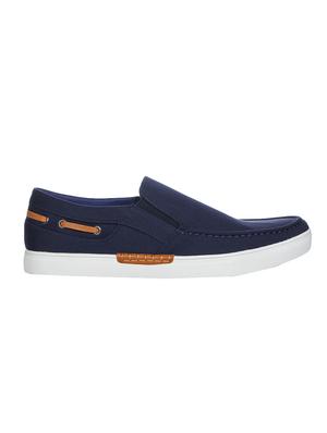 navy canvas casual slip ons - 16007946 - Standard Image - 2