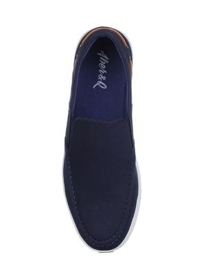 navy canvas casual slip ons - 16007946 - Standard Image - 4