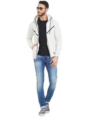 white melange sweatshirt - 16008030 - Standard Image - 4