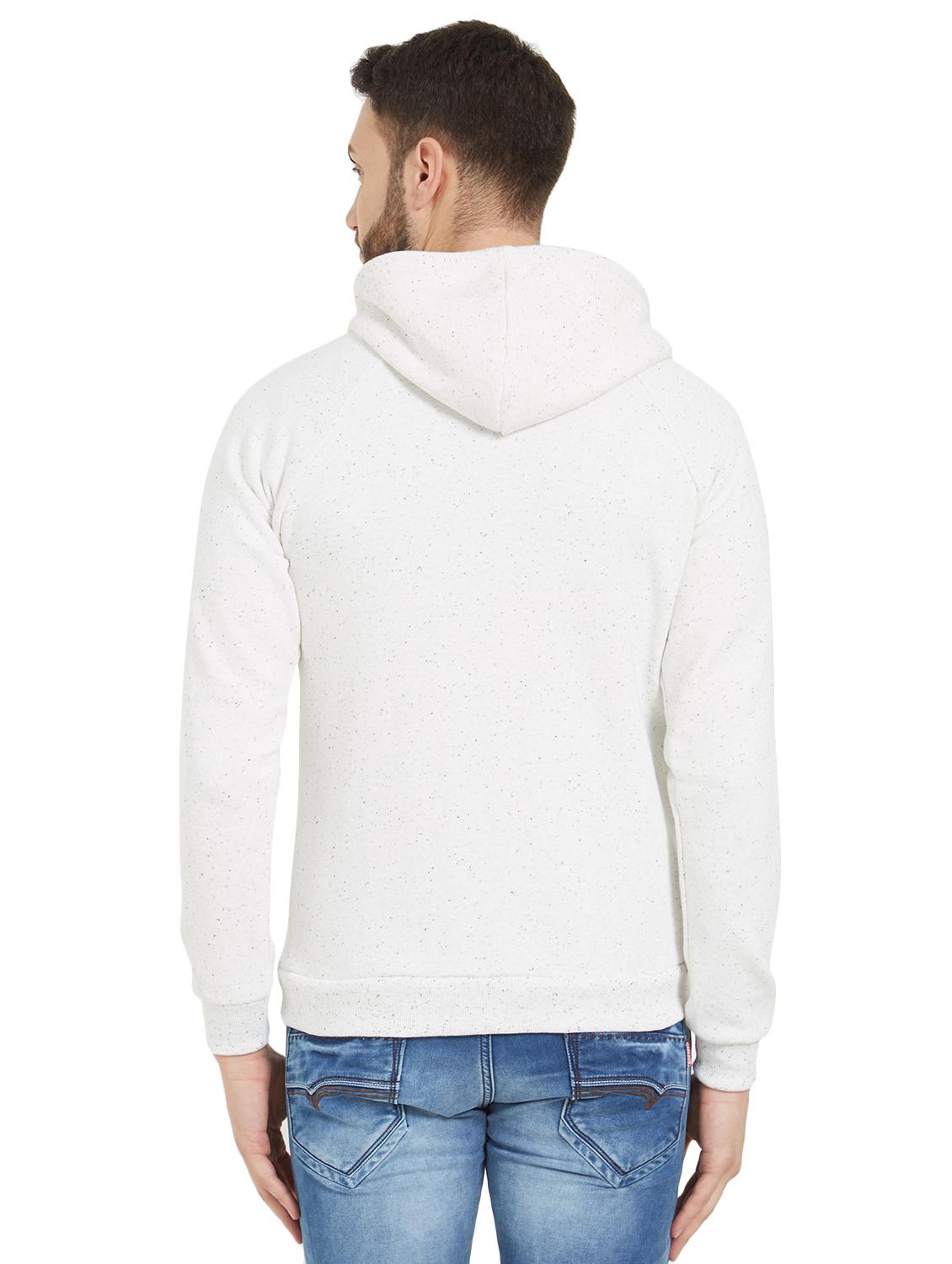 white melange sweatshirt - 16008030 - Zoom Image - 3