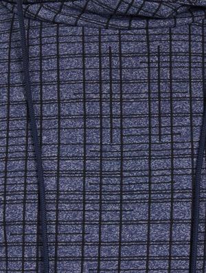 blue checkered hooded t-shirt - 16008032 - Standard Image - 5