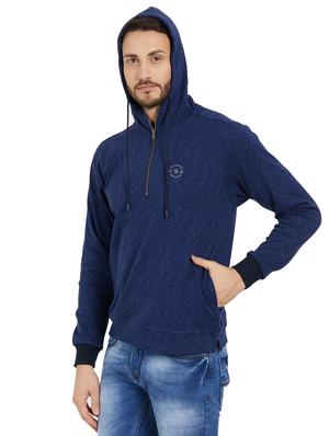 blue melange sweatshirt - 16008037 - Standard Image - 2