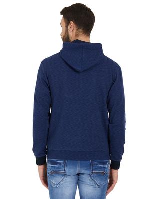 blue melange sweatshirt - 16008037 - Standard Image - 3