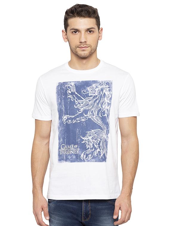 white printed tshirt - 16008046 - Zoom Image - 1