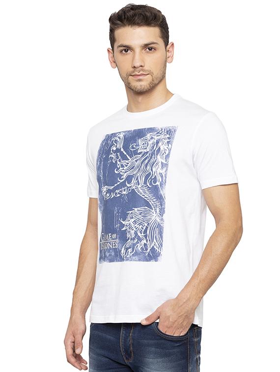white printed tshirt - 16008046 - Zoom Image - 2