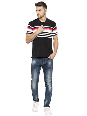 black striped polo tshirt - 16008061 - Standard Image - 4