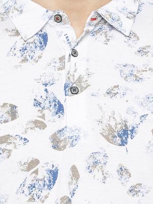white printed tshirt - 16008066 - Standard Image - 5
