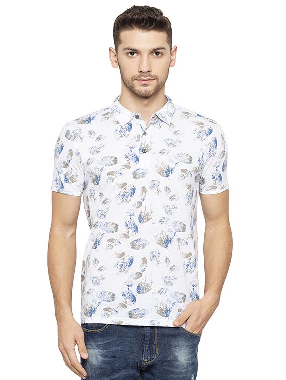 white printed tshirt - 16008066 - Zoom Image - 1