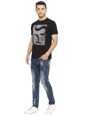 black typographic t-shirt - 16008078 - Standard Image - 4