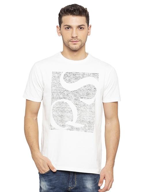white typographic tshirt - 16008079 - Standard Image - 1