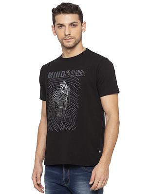 black printed tshirt - 16008081 - Standard Image - 2
