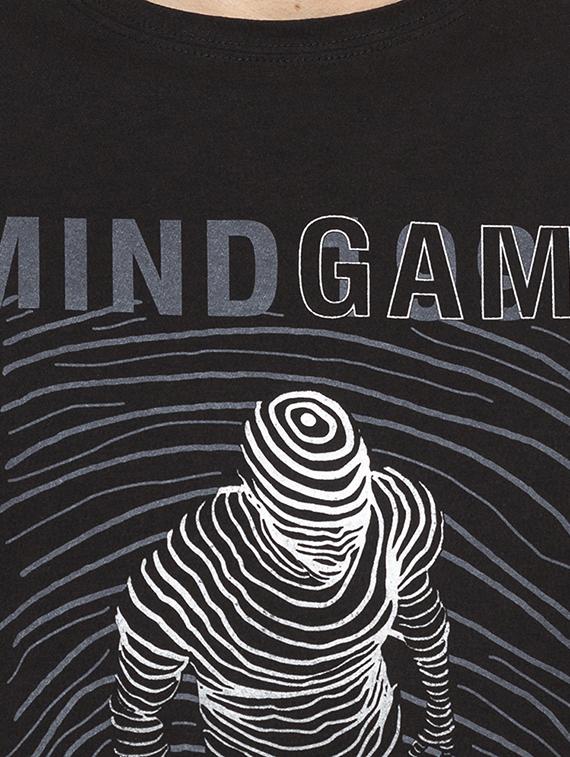 black printed tshirt - 16008081 - Zoom Image - 5