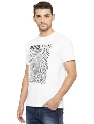 white printed tshirt - 16008082 - Standard Image - 2