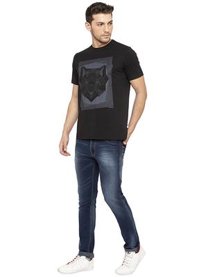 black printed t-shirt - 16008087 - Standard Image - 4
