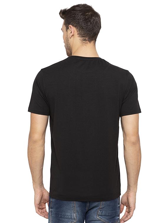 black printed t-shirt - 16008087 - Zoom Image - 3
