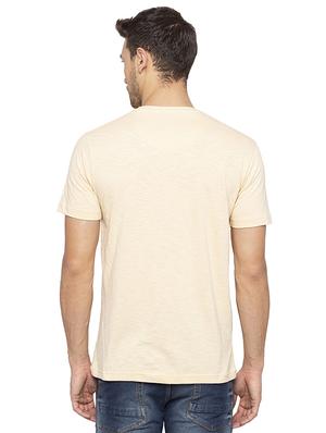 beige printed t-shirt - 16008105 - Standard Image - 3