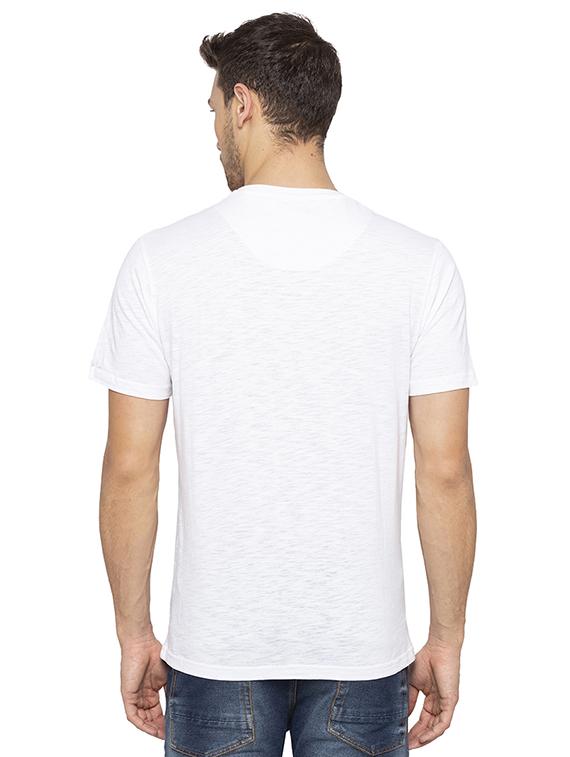 white printed t-shirt - 16008106 - Zoom Image - 3