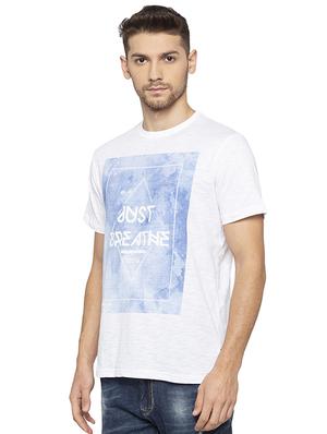 white printed tshirt - 16008110 - Standard Image - 2