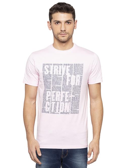 pink typographic tshirt - 16008123 - Standard Image - 1