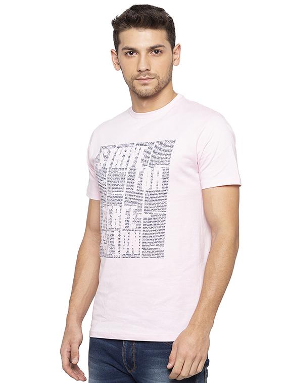 pink typographic tshirt - 16008123 - Zoom Image - 2