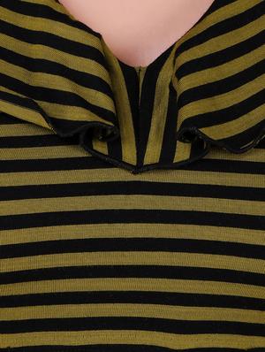 criss cross detail striped top - 16008187 - Standard Image - 4